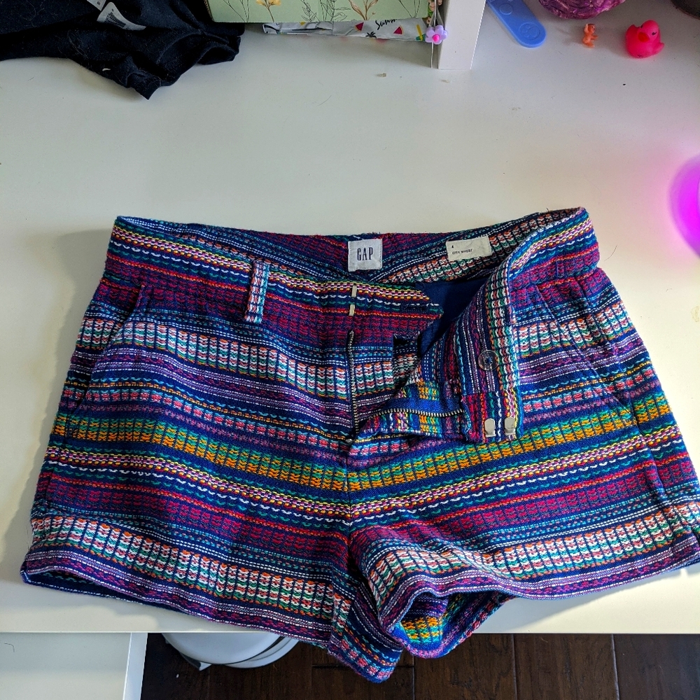 Embroidered shorts